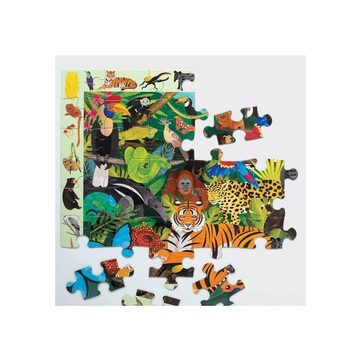 Mudpuppy Puzzle Hledání v deštném pralese