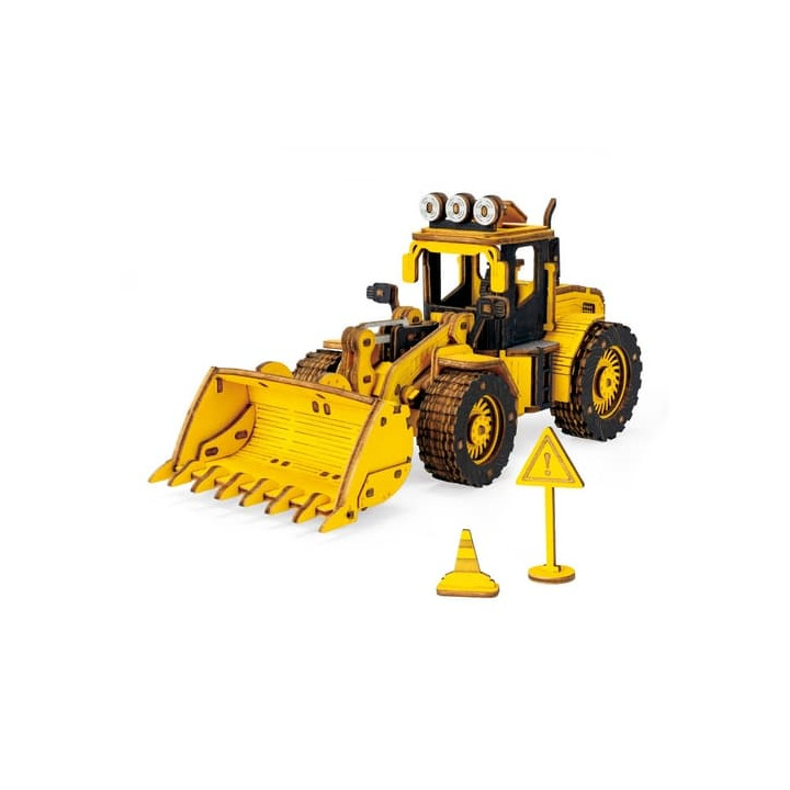RoboTime dřevěné 3D puzzle Nakladač