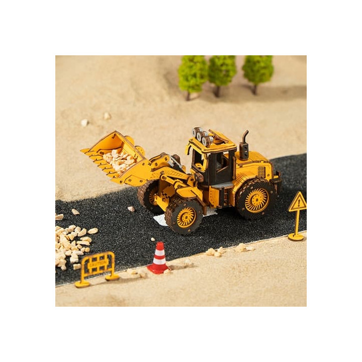 RoboTime dřevěné 3D puzzle Nakladač