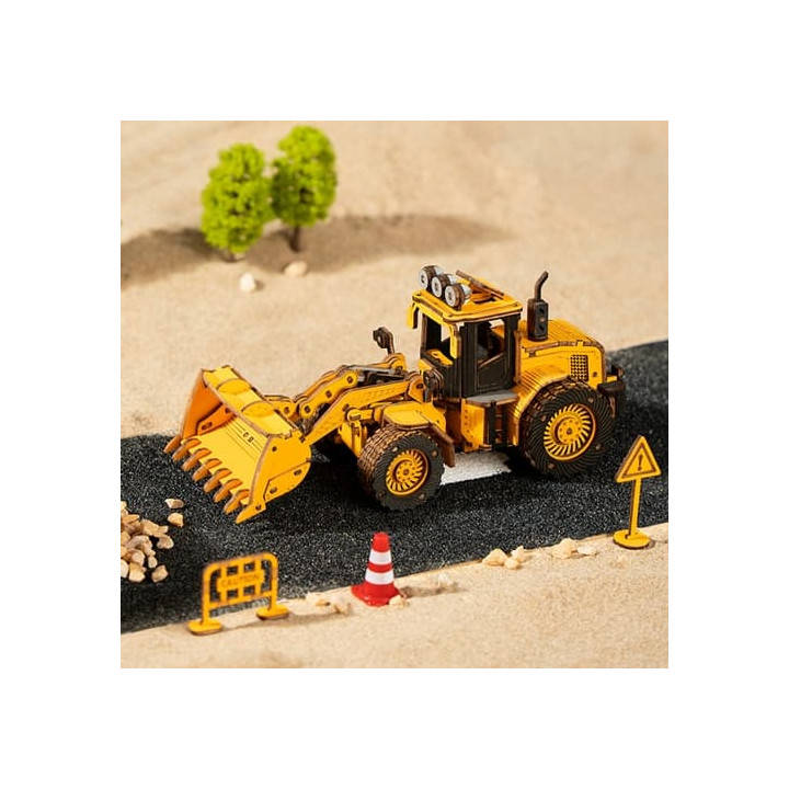 RoboTime dřevěné 3D puzzle Nakladač