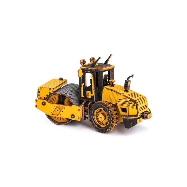 RoboTime dřevěné 3D puzzle Silniční válec