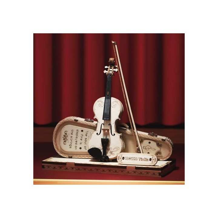 RoboTime dřevěné 3D puzzle Viola