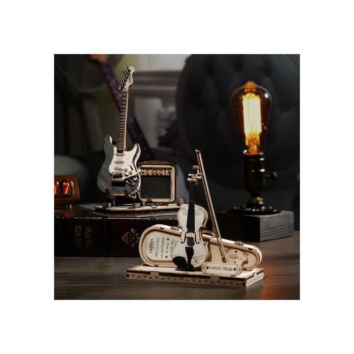 RoboTime dřevěné 3D puzzle Viola