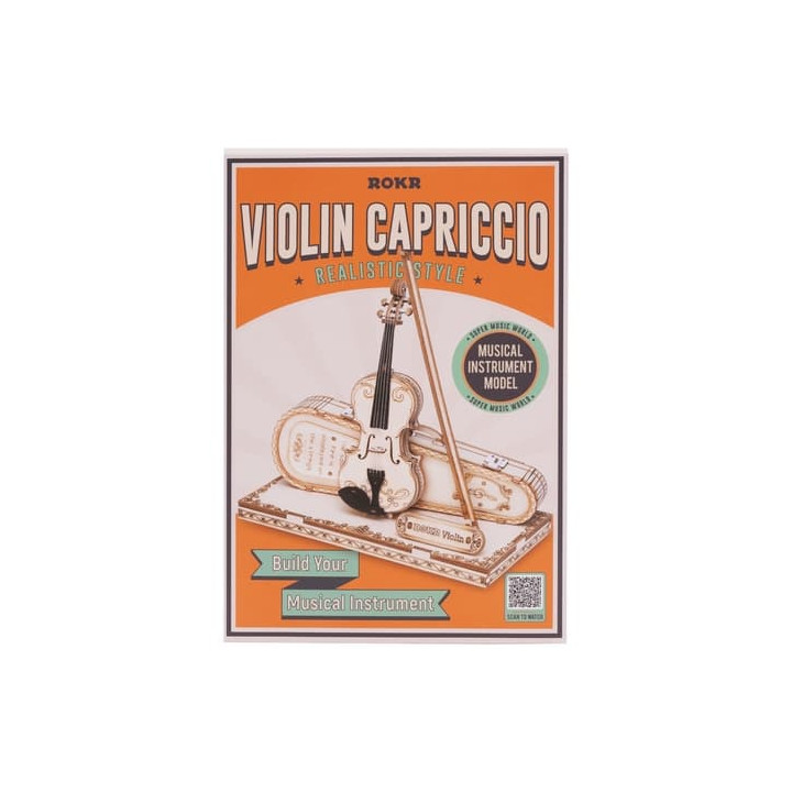 RoboTime dřevěné 3D puzzle Viola
