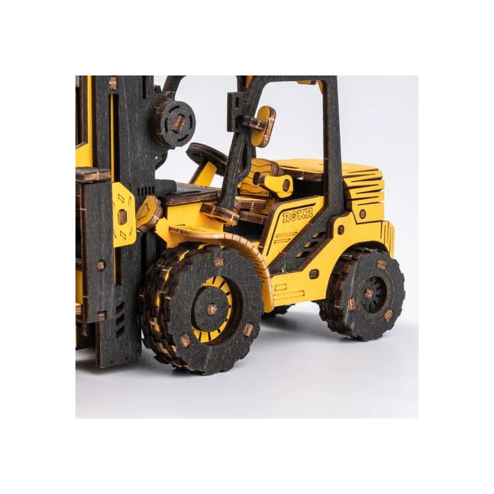 RoboTime dřevěné 3D puzzle Vysokozdvižný vozík