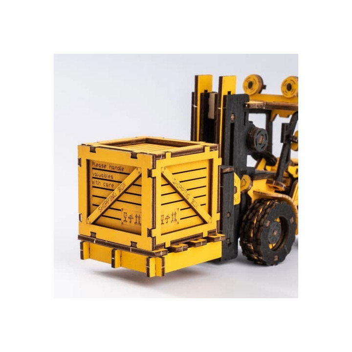 RoboTime dřevěné 3D puzzle Vysokozdvižný vozík