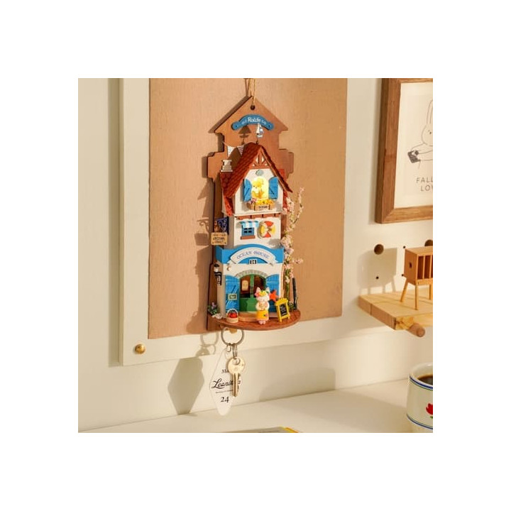 RoboTime miniatura domečku k zavěšení Ostrovní vila