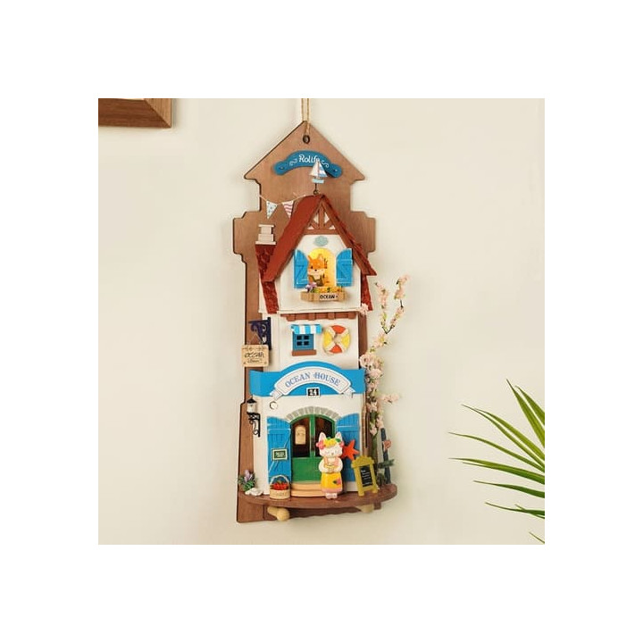 RoboTime miniatura domečku k zavěšení Ostrovní vila