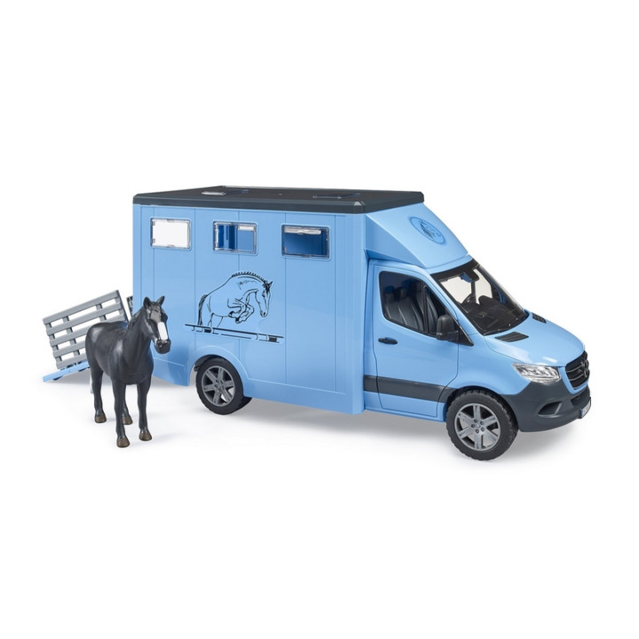 Bruder 2674 MB Sprinter Přeprava koní s figurkou koně