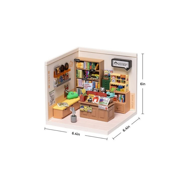 RoboTime miniatura domečku Fascinující knihkupectví