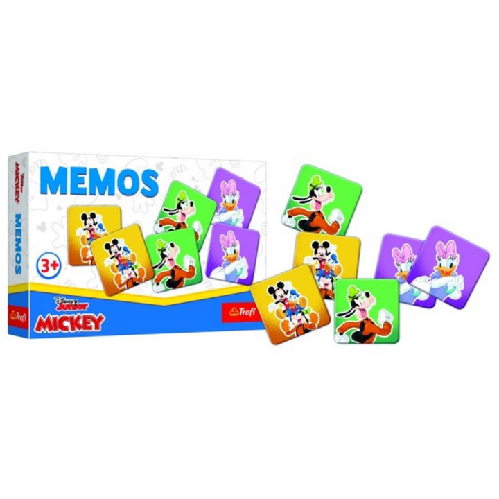 Pexeso papírové Mickey Mouse společenská hra 30 kusů v krabici 21x14x4cm