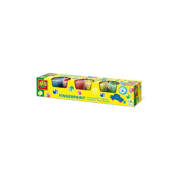 Prstové barvy - základní barvy 4 x 110ml