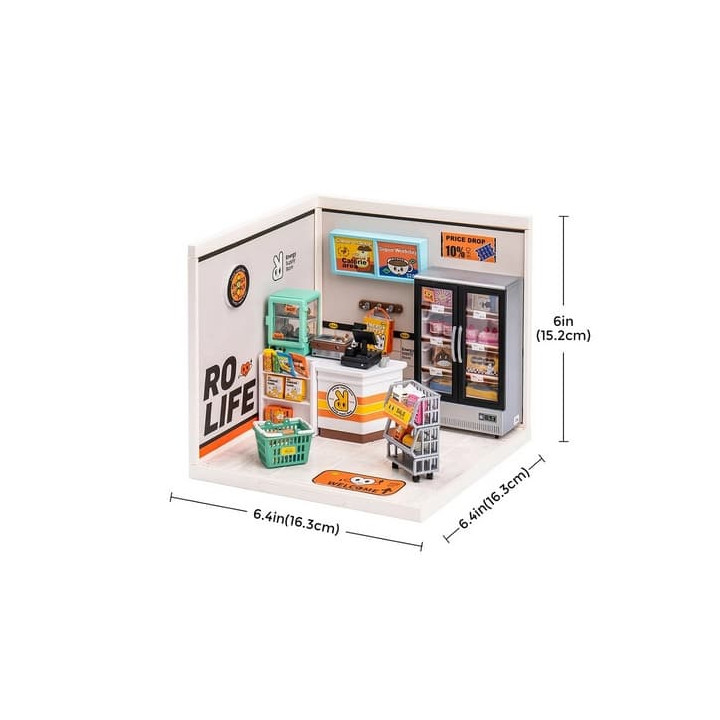 RoboTime miniatura domečku Obchod se zásobami