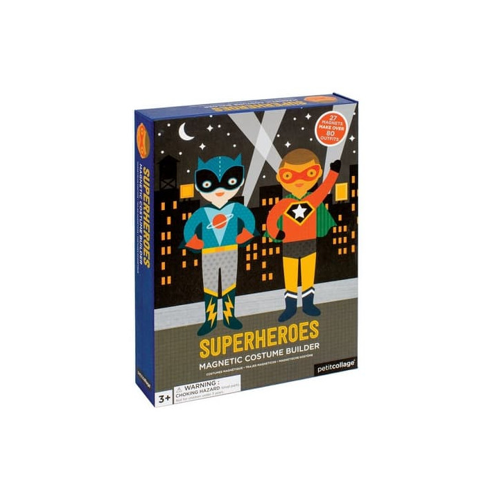 Petit Collage Magnetické puzzle - Superhrdinové