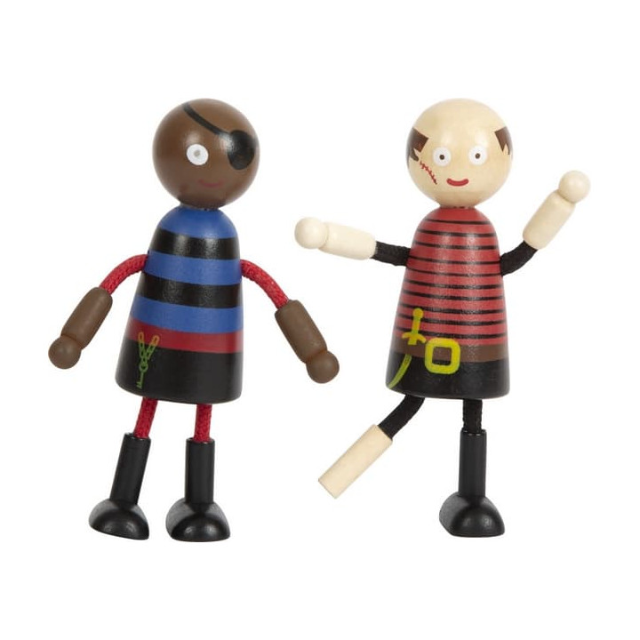 small foot Ohebné panenky pirátské figurky