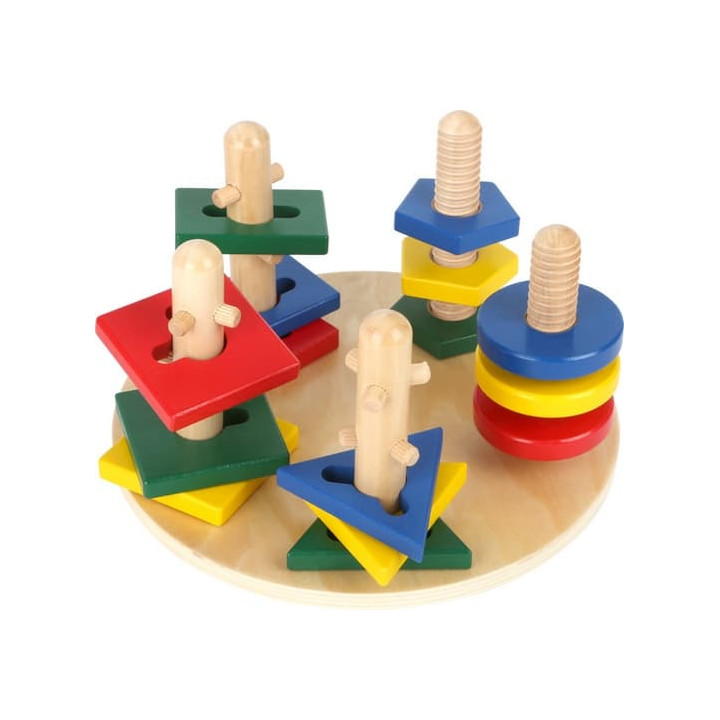 small foot Motorický labyrint geometrické tvary 3D Motorická věž