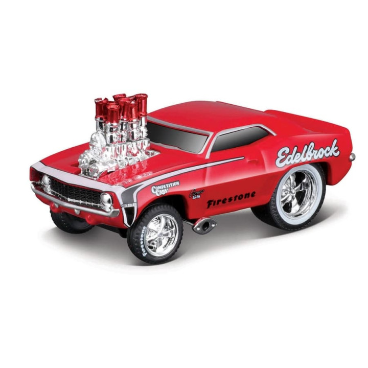 Maisto - Chevrolet C60 Flatbed 1969 Chevrolet Camaro SS, 1:64
