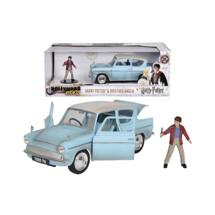 Harry Potter Auto Ford Anglia 1959 1:24 s figurkou Harryho Pottera