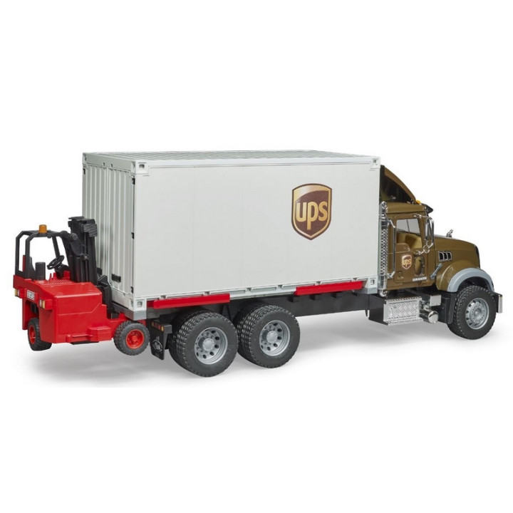 Bruder 2828 Logistický Mack Granite UPS s příslušenstvím