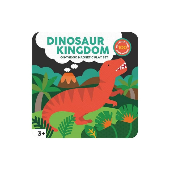 Petit Collage Magnetická hrací sada - dinosauři