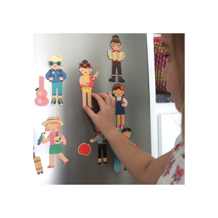 Petit Collage Magnetická knížka Cestování