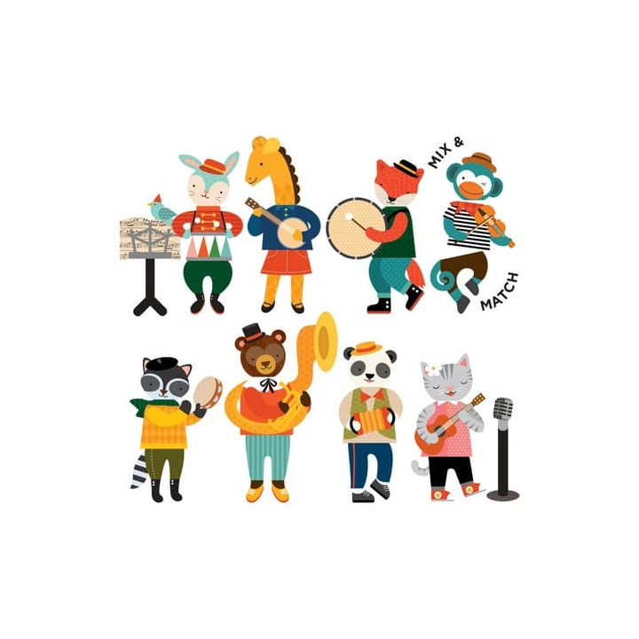 Petit Collage Magnetická knížka Zvířátka