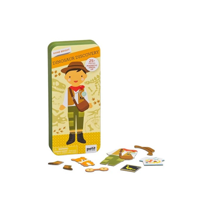 Petit Collage Magnetické puzzle Archeolog