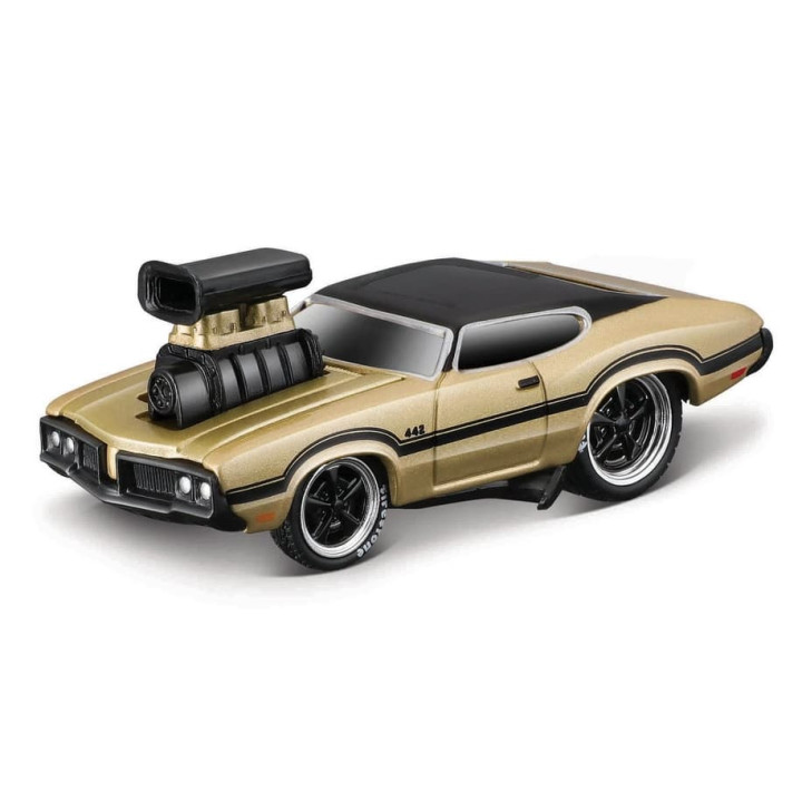 Maisto - MACK B-61 Flatbed 1970 Oldsmobile 442, 1953, 1:64