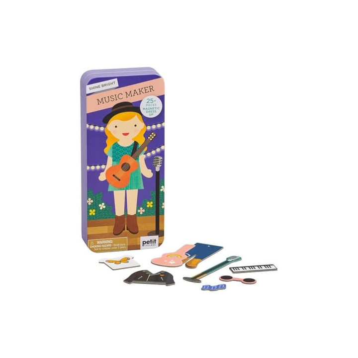Petit Collage Magnetické puzzle Muzikantka