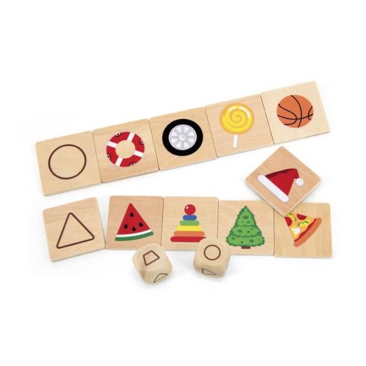 Viga Dřevěné puzzle - tvary