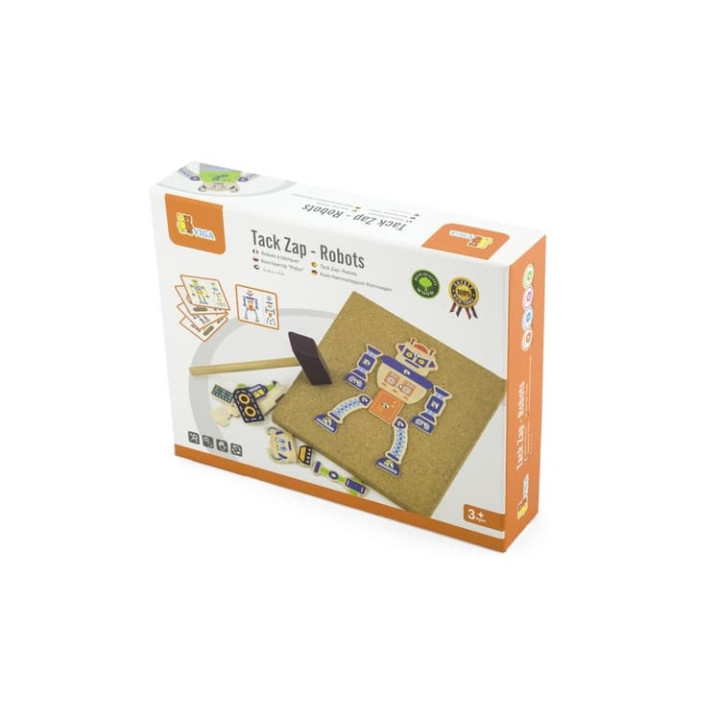 Dřevěná zatloukačka robot