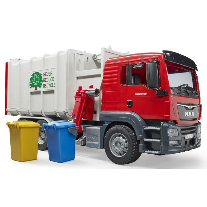 Bruder 3761 Popelářské auto MAN TGS