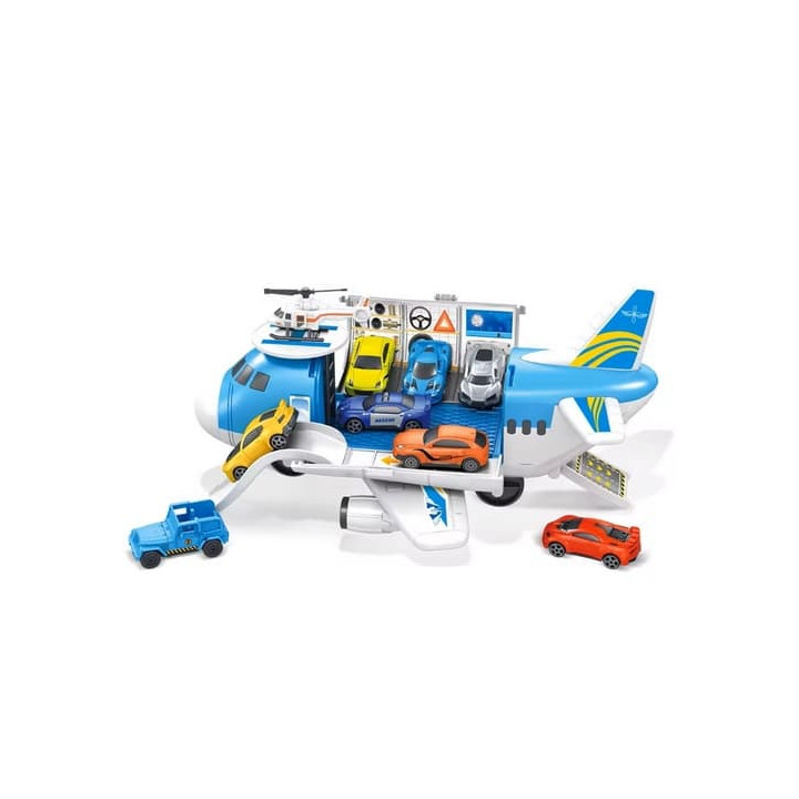 Bavytoy Letadlo s heliportem modré