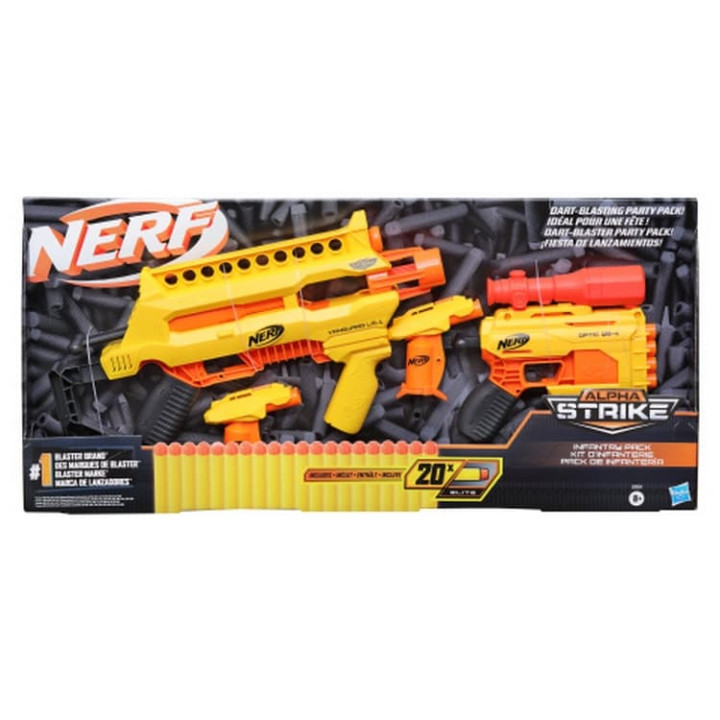 Nerf Alpha Strike 4 blastry a šipky