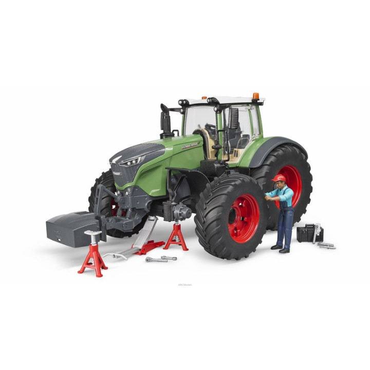 Bruder 4041 Traktor Fendt 1050 Vario s mechanikem a dílenským nářadím
