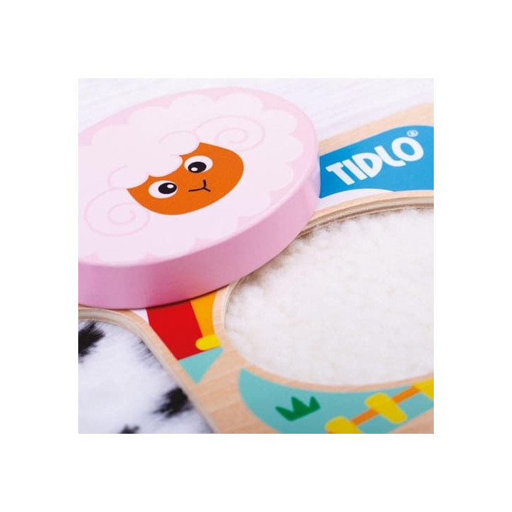 Tidlo Senzorické puzzle farma