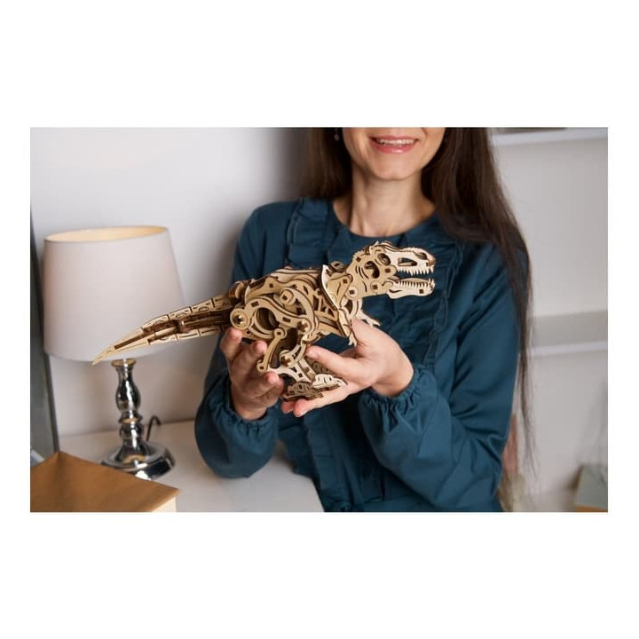 Ugears 3D dřevěné mechanické puzzle Tyrannosaurus Rex