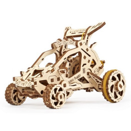 Ugears 3D dřevěné mechanické puzzle Mini bugina