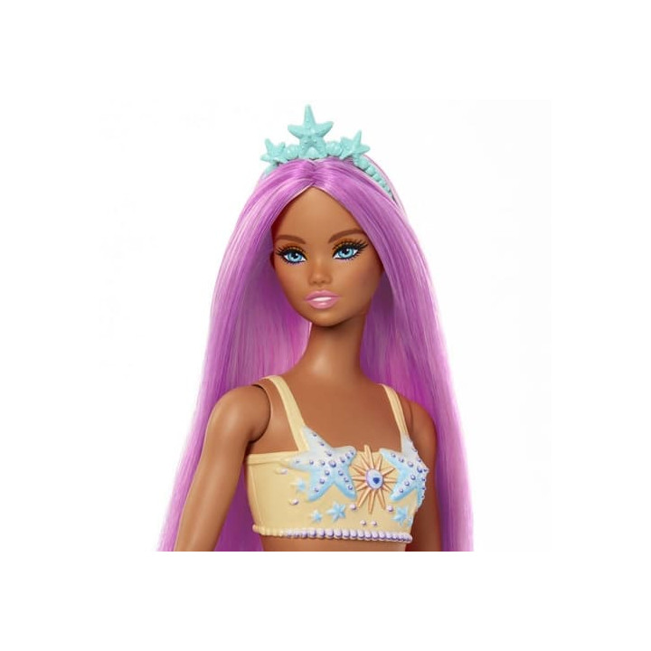 Barbie POHÁDKOVÁ MOŘSKÁ PANNA - ŽLUTÁ