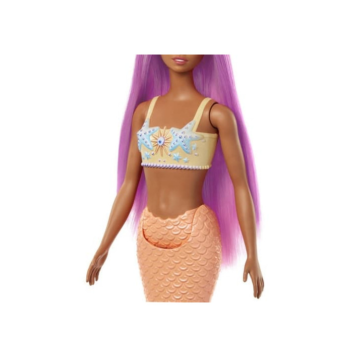 Barbie POHÁDKOVÁ MOŘSKÁ PANNA - ŽLUTÁ