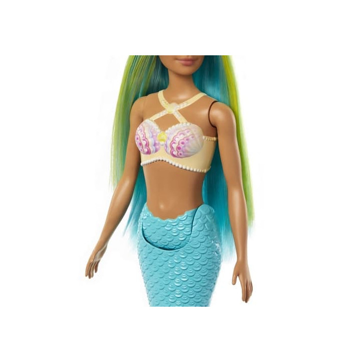 Barbie POHÁDKOVÁ MOŘSKÁ PANNA - MODRÁ