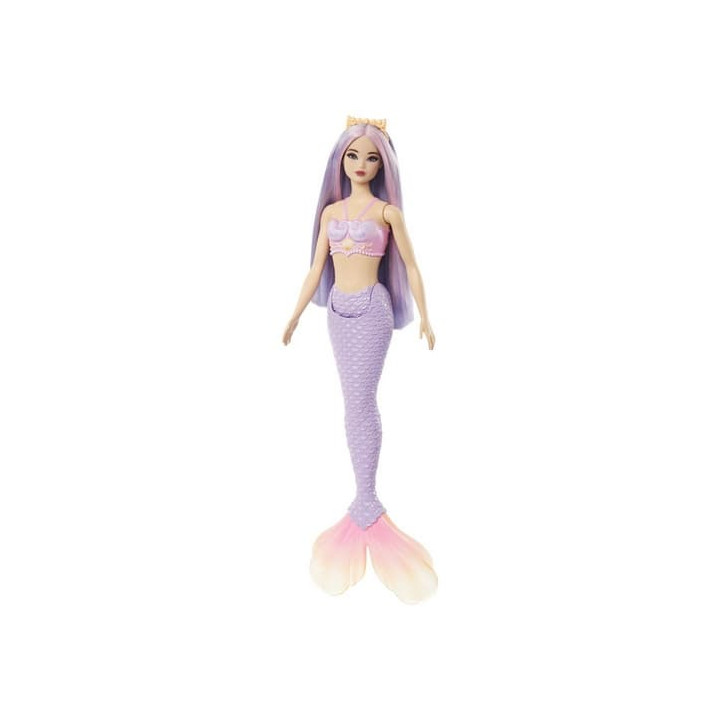 Barbie POHÁDKOVÁ MOŘSKÁ PANNA - FIALOVÁ