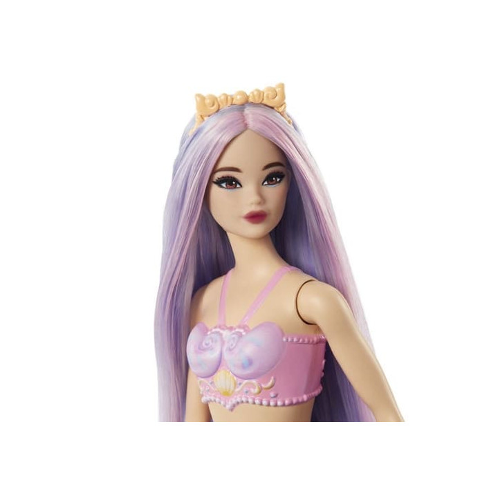 Barbie POHÁDKOVÁ MOŘSKÁ PANNA - FIALOVÁ
