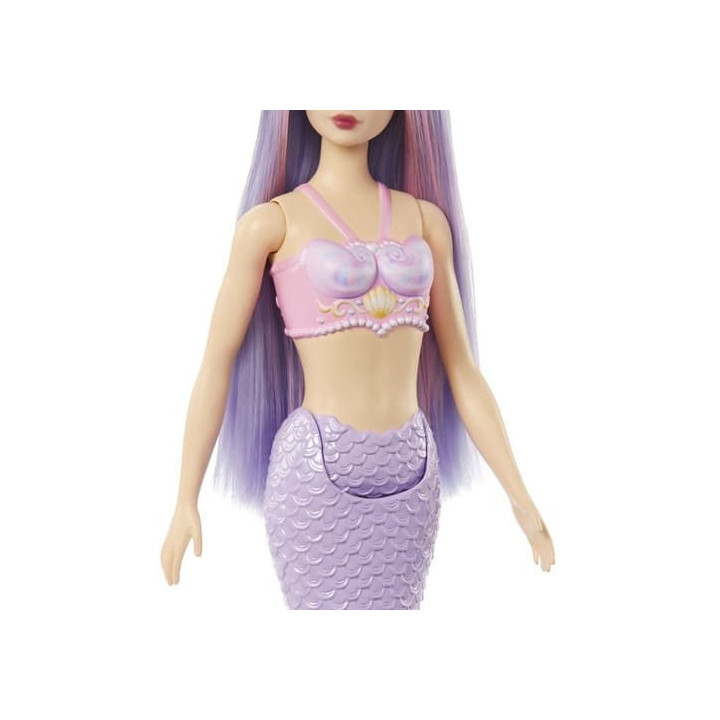 Barbie POHÁDKOVÁ MOŘSKÁ PANNA - FIALOVÁ