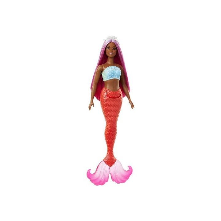 Barbie POHÁDKOVÁ MOŘSKÁ PANNA - ORANŽOVÁ