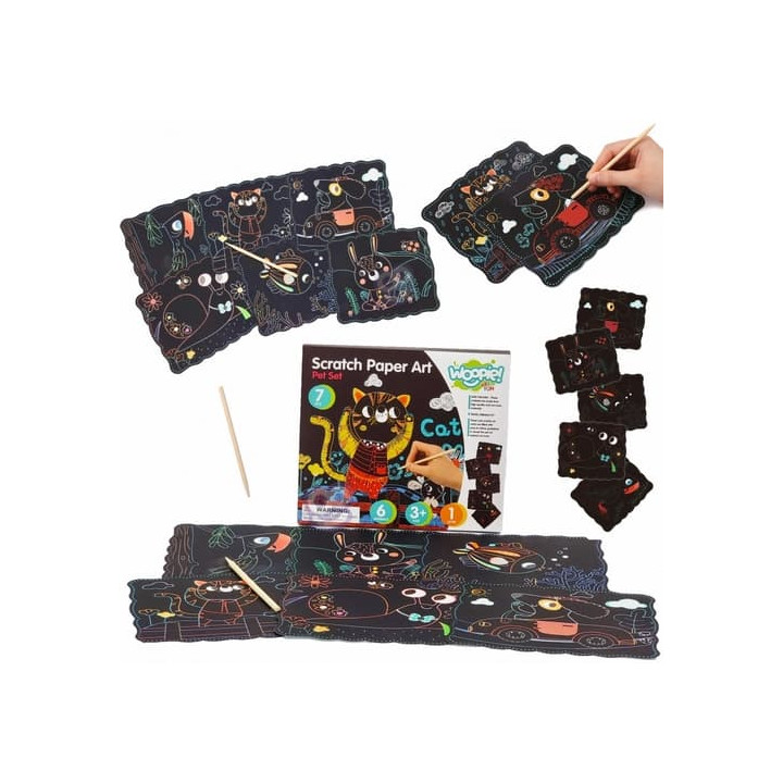 ART&FUN Kreativní sada vyškrabování obrázků pro děti