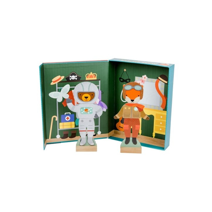 Petit Collage Magnetické puzzle zvířátka