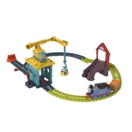 Fisher Price VLÁČKOVÝ SET S JEŘÁBEM A MOTOROVOU MAŠINKOU