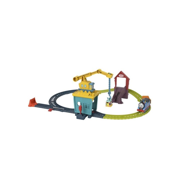 Fisher Price VLÁČKOVÝ SET S JEŘÁBEM A MOTOROVOU MAŠINKOU