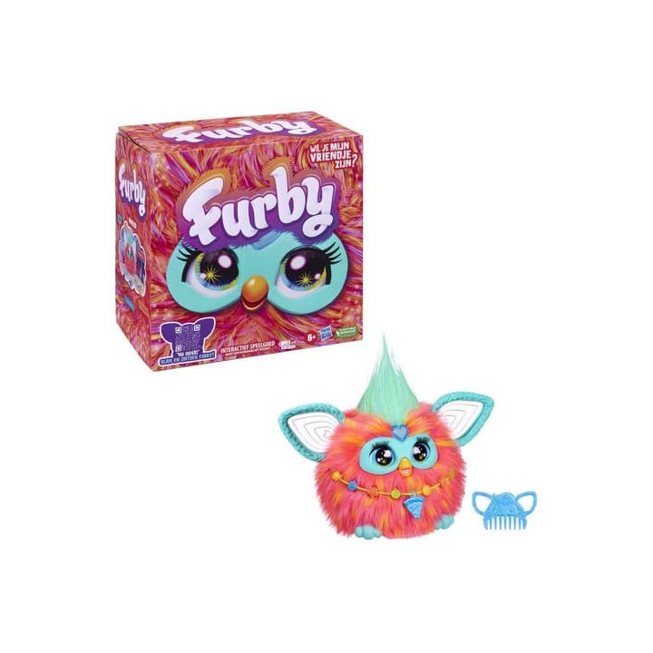 Hasbro Furby korálový CZ verze